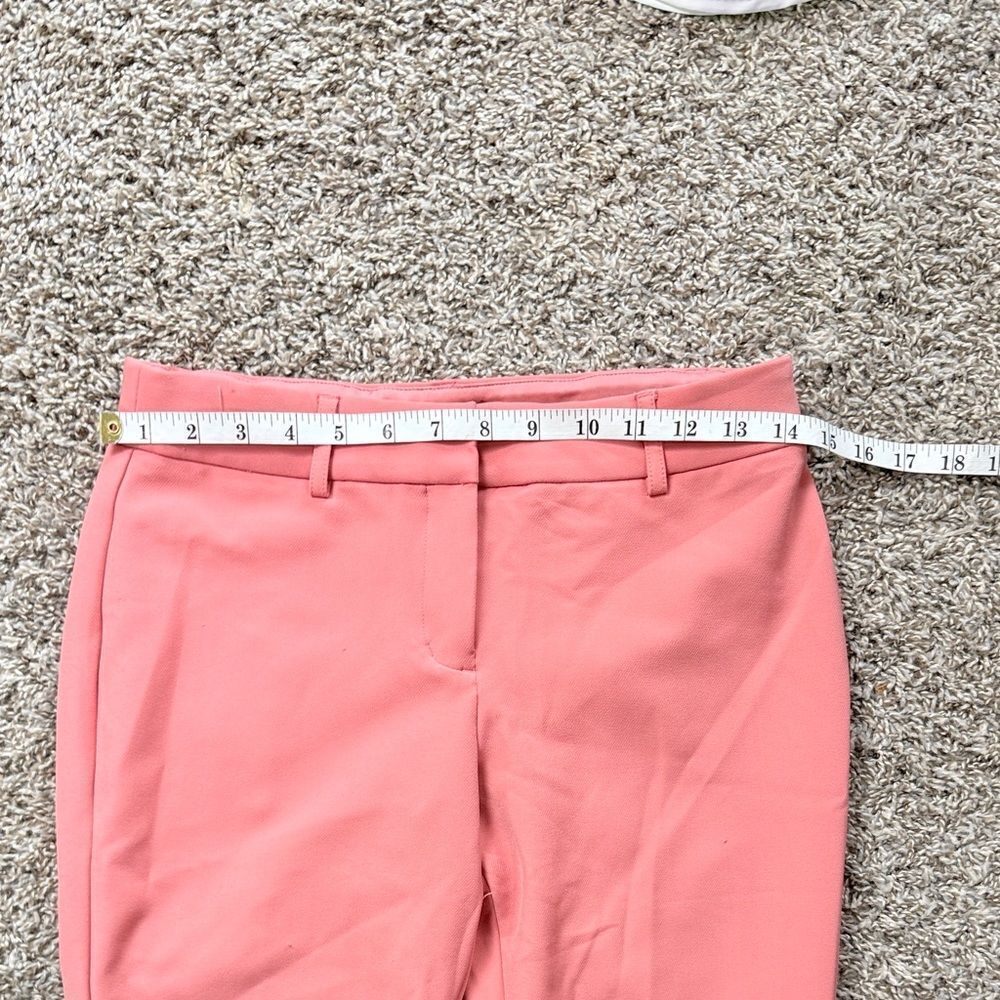 Express Coral Skinny Mid-Rise Dress Pants - Picture 6 of 8